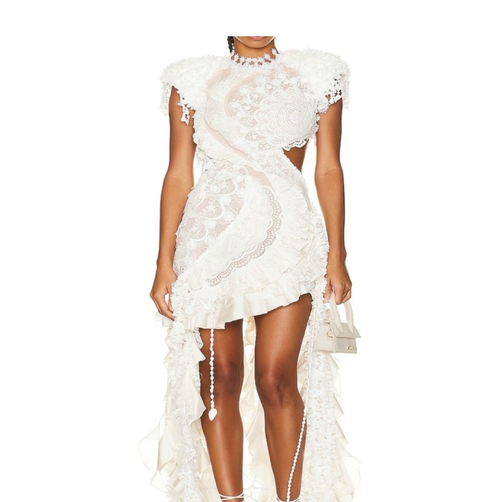 Zimmermann Wonderland Lace Frill Dress - Picture 5 of 7